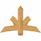 Ekena Millwork Davenport Rough Sawn Timber Gable Bracket, Western Red Cedar, 48"W x 32"H x 2"D x 6"F, 16/12 Pitch GBW048X32X0206DAV00RWR - alternate 1